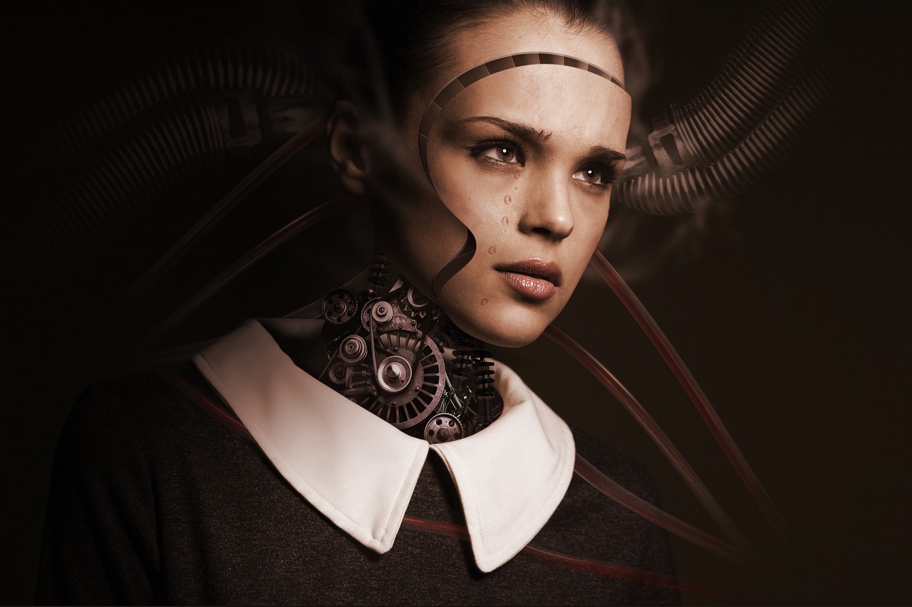 robot, woman, face, cry, sad, artificial intelligence, future, machine, digital, technology, sad girl, robotics, girl, human, android, circuit board, binary, connections, cyborg, digitization, science fiction, ai