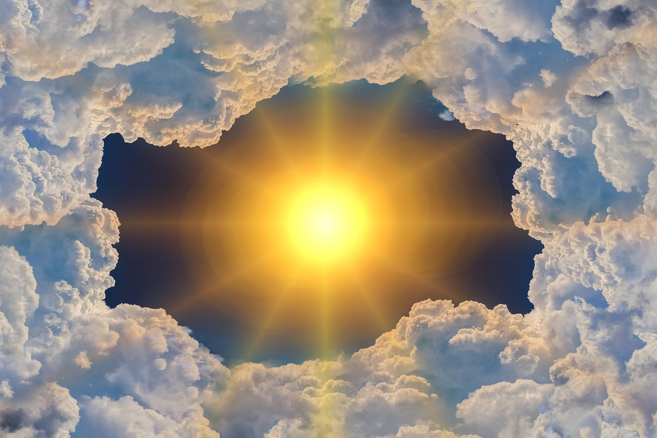 sun, cloud, nature, climate, climate change, climate fluctuation, hole in the ozone layer, ozone, ozone layer, weather, hot, heat, sunburn